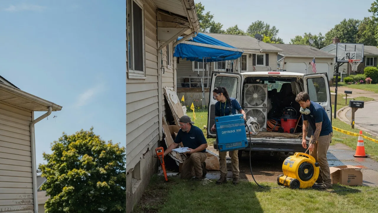 Ceiling Leak Cleanup in South Rockwood, MI near me